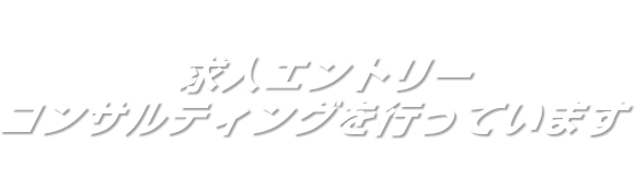 求人エントリーコンサルティングを行っています